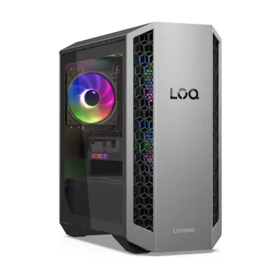 Calculator Gaming PC Lenovo LOQ Tower 26ADR10, AMD Ryzen 7 8745HX, 16GB RAM, 1TB SSD, NVIDIA GeForce RTX 5050 8GB, Fără OS, Eclipse Black