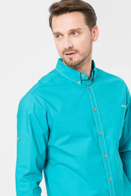 CAMASA CASUAL BARBATI TURQOISE XL