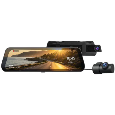 Cameră auto Dash Cam DELTA-OPTI XB-REFLEX-4K-PROFESSIONAL, 4K UHD, ecran IPS 9,66"