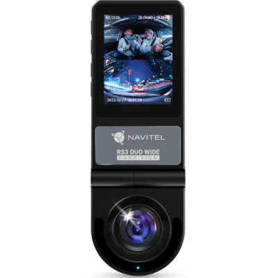 Camera Auto DVR NAVITEL RS3 DUO WIDE cu 2 camere 2K si filmare 240° "RS3 DUO"