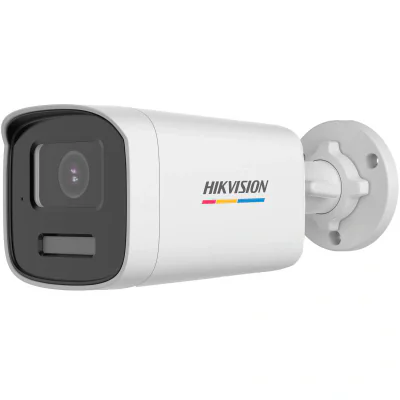 Camera de supraveghere Bullet 4K Hikvision DS-2CE12UF3T-LS(2.8MM), lentila fixa 2.8mm, iluminare min: 0.0005 Lux @ (F1.0, AGC ON), 0 Lux with cu lumina alba: 40m, IR 40m, iesire TVI, alimentare: 12 VDC ± 25%, Max. 6 W, protectie: IP67, dimensiuni: 20