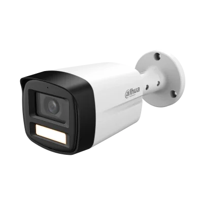 Cameră de supraveghere bullet HDCVI, lentilă focală fixă, 5MP, Full-color DH-HAC-HFW1509TLMP-A-LED