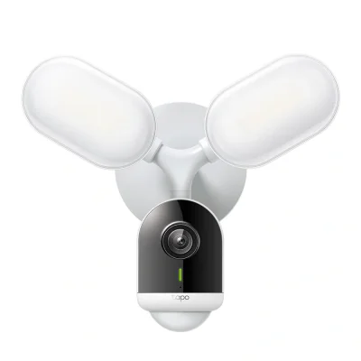 Cameră de supraveghere cu proiectoare TP-LINK TAPO C720, senzor imagine Starlight CMOS cu scanare progresivă 1/3, Apertură: F2.1, 2× proiectoare (Temperatură culoare: 5000K, luminiozitate: 2800 de lumeni), rezolutie maxima 2560 × 1440 px, frame rate 