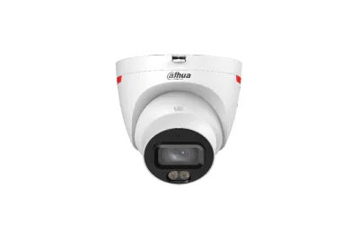 Camera de supraveghere Dahua Dome 2MP, lumina calda 30m, microfon, detectare anomalii, IP67