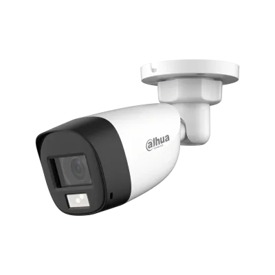 Camera de supraveghere Dahua HAC-HFW1500CL-IL-A-0360B-S2 Bullet HDCVI, Smart Dual Light 5MP, 3.6mm, IR 20m,  built-in Mic, 4 in 1, IP67