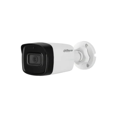 Camera de supraveghere Dahua HAC-HFW1500TL-A-0360B-S2 HDCVI Bullet Starlight 5MP, CMOS 1/2.7'', 3.6mm, IR 80m, Microfon, IP67