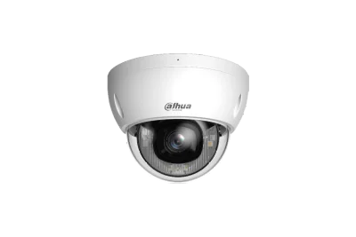 Camera de supraveghere Dahua IPC-HDBW2249E-S-IL-0280B Dome, 2MP, 2.8 mm, IR/lumina calda 30 m, microfon, PoE, protectie perimetrala