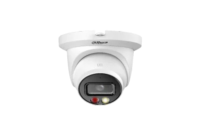 Camera de supraveghere Dahua IPC-HDW2449TM-S-IL-0280B Dome IP AI WizSense Smart Dual Light 4MP, 1/2.9 CMOS, 2.8mm, IR 30m, WDR 120dB, MicroSD 256GB, microfon, PoE, IP67