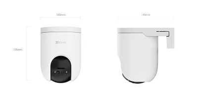 Camera de supraveghere Ezviz CS-H8C PRO(3K), 3K, Sensor:1/2.7" Progressive Scan CMOS, Rezolutie:  2880*1620, Lentila  4mm@ F1.6, viewing angle: 48° (Vertical), 91° (Horizontal), 108° (Diagonal);PT angel:Pan: 350°, Tilt: 80°;Night vision up to 30m/98f