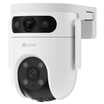 Camera de supraveghere EZVIZ H9C Dual WI-FI Rezolutie video: 2304 × 1296 Lentila fixa: 2.8mm Unghi de vizualizare: orizontal: 108°, vertical: 56°, diagonal 130° Distanta iluminator IR: 30 m Compresie video: H.265 / H.264 Detectarea formei umane alime