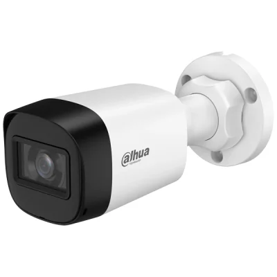 Cameră de supraveghere HDCVI Bullet 5 MP DAHUA HAC-HFW1500RL-0280B-S3-DIP, 2.8 mm, White