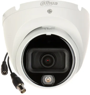 Cameră de supraveghere HDCVI Turret 8 MP Smart Dual Light DAHUA HAC-HDW1801TLM-IL-A-0280B, 2.8 mm, WL 20 m, IR 20 m, White