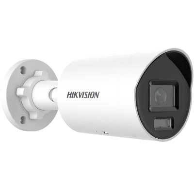 Camera de supraveghere Hikvision DS-2CD2046G2H-IU(2.8mm) 4 MP Powered by Darkfighter Fixed Mini Bullet with Excellent low-light performance with powered-by-DarkFighter technology, strong backlight due to 120 dB true WDR, Efficient H.265+, Focus on hu