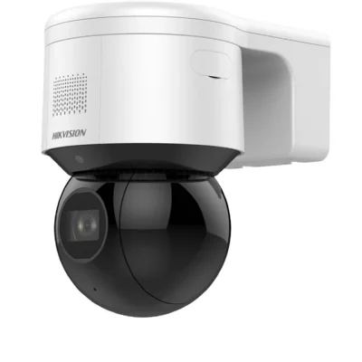 Camera de supraveghere Hikvision DS-2DE3A404IWG-E/W  4 × IR Wi-Fi Network PTZ Camera cu rezolutie de 4 MP (2560 x 1440);Zoom optic 4x, digital 16x;Performante ridicate in cazul luminii reduse datorita tehnologiei DarkFighter;WDR de 120 dB;IR 50m cu c