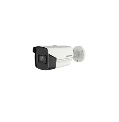 Camera de supraveghere Hikvision Turbo HD Bullet DS- 2CE16U1T-IT3F (2.8mm); 8.29MP; 4K; lentila fixa 2.8mm; rezolutie: 3840 (H) × 2160 (V); Frame Rate: TVI: 8MP@12.5fps, 8MP@15fps, 5MP@20fps, 4MP@25fps, 4MP@ 30fps, 2MP@25fps,2MP@30fps; distanta IR: 6