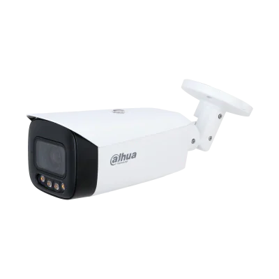 Camera de supraveghere IP 4K Full-color bullet WizMind cu LED cald si focalizare fixa IPC-HFW5849T1-ASE-LED