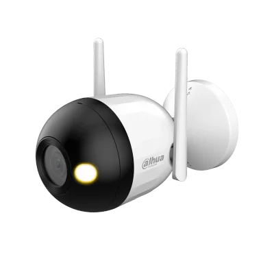 Cameră de supraveghere IP Bullet 2 MP DAHUA DH-F2C-LED, WL 30 m, microfon, White