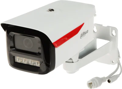 Cameră de supraveghere IP Bullet 2 MP WizColor WizSense DAHUA IPC-HFW2249M-S-LED-0600B-B-PRO, 6.0 mm, WL 50 m, PoE, microfon, Black