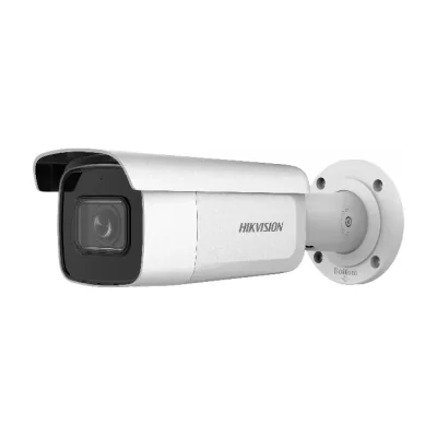 Cameră de supraveghere IP Bullet 4 MP AcuSense HIKVISION DS-2CD2643G2-IZS, 2.8 - 12.0 mm, IR 60 m, PoE, White