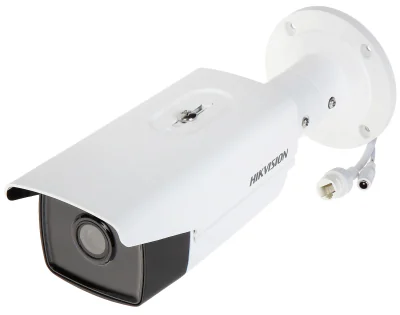Cameră de supraveghere IP Bullet 4 MP AcuSense HIKVISION DS-2CD2T43G2-2I4, 4.0 mm, IR 60 m, PoE, White