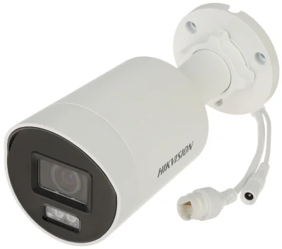 Cameră de supraveghere IP Bullet 4 MP AcuSense Smart Hybrid Light HIKVISION DS-2CD2043G2-LI(2.8MM), 2.8 mm, WL 40 m, IR 40 m, PoE, microfon, White