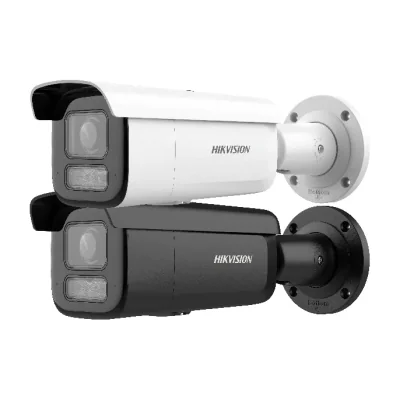 Cameră de supraveghere IP Bullet 4 MP AcuSense Smart Hybrid Light HIKVISION DS-2CD2643G2-LIZS2U(2.8-12MM), 2.8 - 12.0 mm, WL 60 m, IR 60 m, PoE, microfon, White