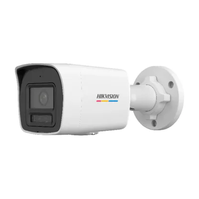 Cameră de supraveghere IP Bullet 4 MP ColorVu HIKVISION DS-2CD1047G3H-LIU(2.8MM), 2.8 mm, WL 30 m, IR 30 m, PoE, microfon, White