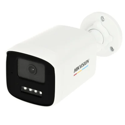 Cameră de supraveghere IP Bullet 4 MP ColorVu HIKVISION DS-2CD1T47G3H-LIU(2.8MM), 2.8 mm, WL 50 m, IR 50 m, PoE, microfon, White