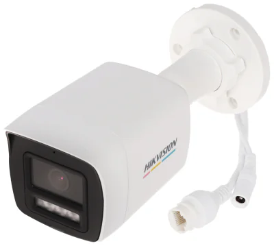 Cameră de supraveghere IP Bullet 4 MP ColorVu Smart Hybrid Light HIKVISION DS-2CD1047G2H-LIU(4MM), 4.0 mm, WL 30 m, IR 30 m, PoE, microfon, White