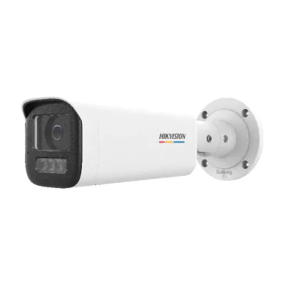 Cameră de supraveghere IP Bullet 4 MP ColorVu Smart Hybrid Light HIKVISION DS-2CD1B47G2H-LIUF(2.8MM), 2.8 mm, WL 50 m, IR 50 m, PoE, microfon, White