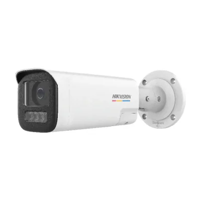 Cameră de supraveghere IP Bullet 4 MP ColorVu Smart Hybrid Light HIKVISION DS-2CD1B47G2H-LIUF/SL(2.8MM), 2.8 mm, WL 50 m, IR 50 m, PoE, microfon, difuzor, White