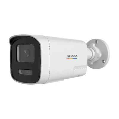 Cameră de supraveghere IP Bullet 4 MP ColorVu Smart Hybrid Light HIKVISION DS-2CD1T47G2H-LIUF/SL(2.8MM), 2.8 mm, WL 50 m, IR 50 m, PoE, microfon, difuzor, White