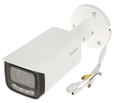 Cameră de supraveghere IP Bullet 4 MP Smart Dual Light WizSense DAHUA IPC-HFW2449T-ZAS-IL-27135, 2.7-13.5 mm, PoE, microfon, White