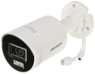 Cameră de supraveghere IP Bullet 4 MP Smart Hybrid Light ColorVu HIKVISION DS-2CD2047G2H-LIU/SL(2.8MM)(EF), 2.8 mm, WL 40 m, IR 40 m, PoE, microfon, difuzor, White