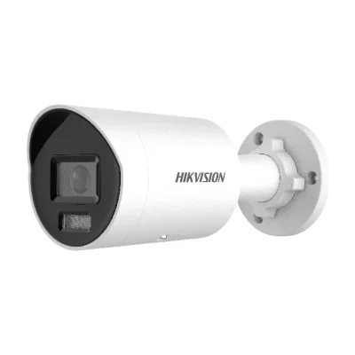 Cameră de supraveghere IP Bullet 4 MP Smart Hybrid Light ColorVu HIKVISION DS-2CD2047G2H-LIU(4MM)(EF), 4.0 mm, WL 40 m, IR 40 m, PoE, microfon, White
