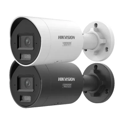 Cameră de supraveghere IP Bullet 4 MP Smart Hybrid Light ColorVu HIKVISION DS-2CD2047G3-LI2UY(2.8MM)/BK, 2.8 mm, WL 40 m, IR 40 m, PoE, microfon, Black