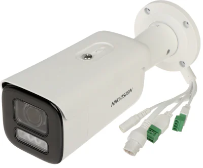 Cameră de supraveghere IP Bullet 4 MP Smart Hybrid Light ColorVu HIKVISION DS-2CD2647G2HT-LIZS(2.8-12MM)(EF), 2.8 - 12.0 mm, WL 60 m, IR 60 m, PoE, White