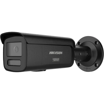 Cameră de supraveghere IP Bullet 4 MP Smart Hybrid Light ColorVu HIKVISION DS-2CD2T47G3-LIY(2.8MM)/BK, 2.8 mm, WL 60 m, IR 60 m, PoE, Black