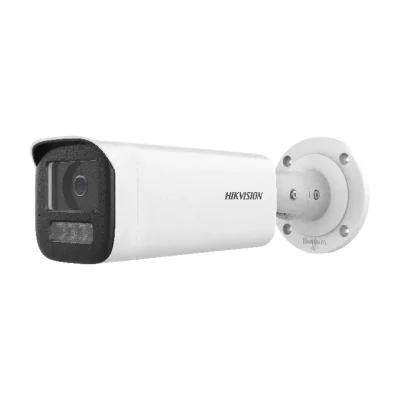 Cameră de supraveghere IP Bullet 4 MP Smart Hybrid Light HIKVISION DS-2CD1B43G2-LIU(2.8MM), 2.8 mm, WL 60 m, IR 60 m, PoE, microfon, White