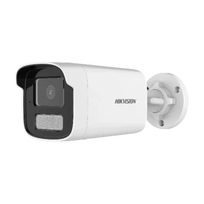 Cameră de supraveghere IP Bullet 4 MP Smart Hybrid Light HIKVISION DS-2CD1T43G2-LIU(4MM), 4.0 mm, WL 50 m, IR 50 m, PoE, microfon, White