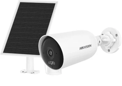 Camera de supraveghere IP Bullet 4MP 4G Hikvision DS-2CFS04/4G(2.8MM), lentila fixa: 2.8mm, iluminare min: Color: 0.005 Lux @ (F1.6, AGC ON) cu lumina alba: 30m, IR: 30m, microfon incorporat, difuzor incorporat, slot card de memorie: microSD/microSDH