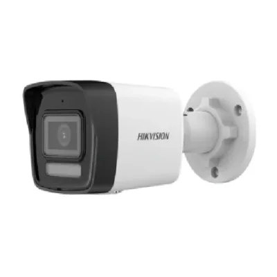 Camera de supraveghere IP Bullet 4MP Hikvision DS-2CD1043G2-LIU(2.8MM), lentila fixa: 2.8mm, iluminare min: Color: 0.005 Lux @ (F1.6, AGC ON),B/W: 0 Lux cu IR: 30m, microfon incorporat, alarma la evenimente: Motion detection (support alarm triggering