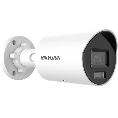 Camera de supraveghere IP Bullet 4MP Hikvision DS-2CD2047G2H-LIU(2.8MM) (EF), lentila fixa: 2.8mm, iluminare: Color: 0.0005 Lux @ (F1.0, AGC ON),0 Lux cu lumina alba: 40m, microfon incorporat, slot card de memorie: microSD/microSDHC/microSDXC card, u