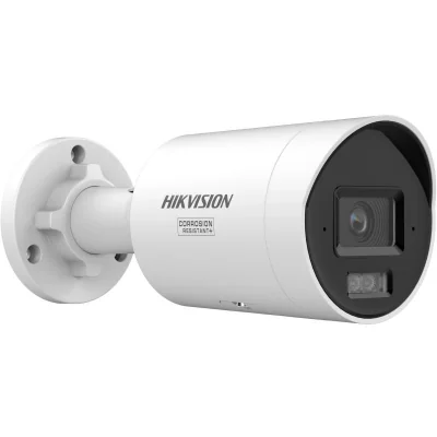 Camera de supraveghere IP Bullet 4MP Hikvision DS-2CD2047G3-LIY(2.8MM), lentila fixa 2.8mm, iluminare min: Color: 0.0005 Lux @ (F1.0, AGC ON),0 Lux cu lumina alba: 40m, IR 40m, microfon incorporat, slot card de memorie: microSD/microSDHC/microSDXC ma