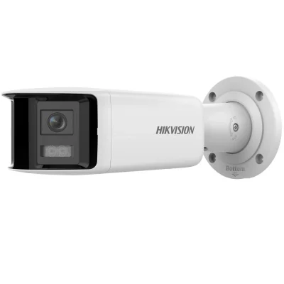 Camera de supraveghere IP Bullet 4MP Hikvision DS-2CD2T47G2P- LSU/SL(2.8MM)(C), lentila fixa: 2.8mm, iluminare min: 0.0005 Lux @ (F1.0, AGC ON),0 Lux cu lumina alba: 40m, microfon incorporat, difuzor incorporat, interfata audio: 1/1, alarma: 1/1, slo