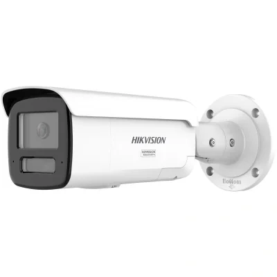 Camera de supraveghere IP Bullet 4MP Hikvision DS-2CD2T47G3- LIS2UY/SL(2.8MM), lentila fixa 2.8mm, iluminare min: Color: 0.0005 Lux @ (F1.0, AGC ON),0 Lux  cu lumina alba: 60m, IR: 30m, microfon incorporat, difuzor incorporat, interfata audio: 1/1, a