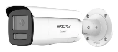 Camera de supraveghere IP Bullet 4MP Hikvision DS-2CD2T47G3- LIS2UY/SL(2.8MM), lentila fixa 2.8mm, iluminare min: Color: 0.0005 Lux @ (F1.0, AGC ON),0 Lux  cu lumina alba: 60m, IR: 30m, microfon incorporat, difuzor incorporat, interfata audio: 1/1, a