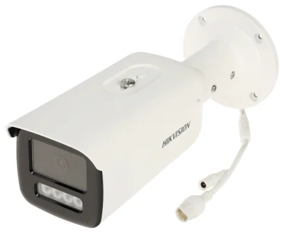 Cameră de supraveghere IP Bullet 6 MP AcuSense Smart Hybrid Light HIKVISION DS-2CD2T63G2-4LI(4MM), 4.0 mm, PoE, microfon, White