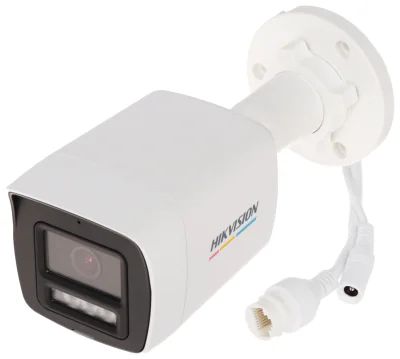 Cameră de supraveghere IP Bullet 6 MP ColorVu Smart Hybrid Light HIKVISION DS-2CD1067G2H-LIU(4MM), 4.0 mm, WL 30 m, IR 30 m, PoE, microfon, White