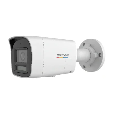 Cameră de supraveghere IP Bullet 6 MP ColorVu Smart Hybrid Light HIKVISION DS-2CD1067G2H-LIUF/SL(2.8MM), 2.8 mm, WL 30 m, IR 30 m, PoE, microfon, difuzor, White
